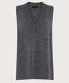 Women's vest in solid colour