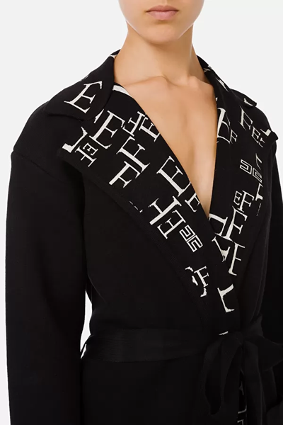 Cappotto Donna in jacquard con logo