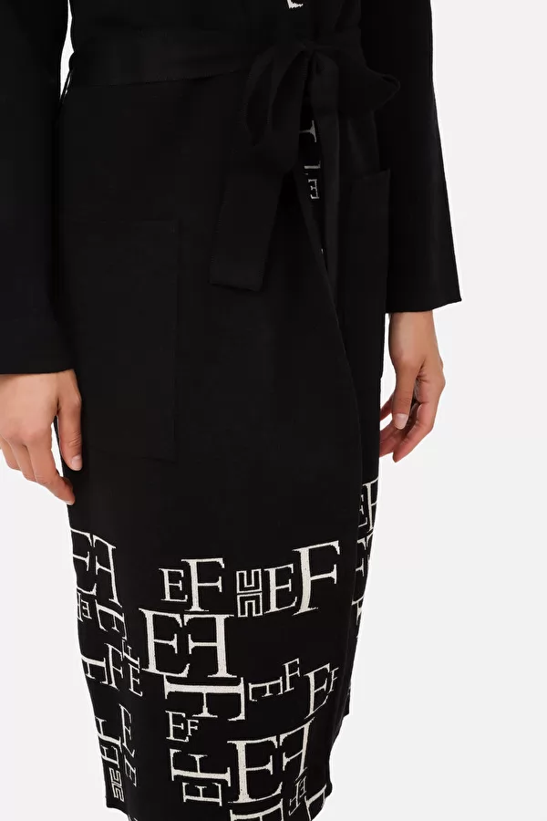 Cappotto Donna in jacquard con logo
