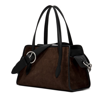 Borsa Donna in pelle scamosciata con magnete