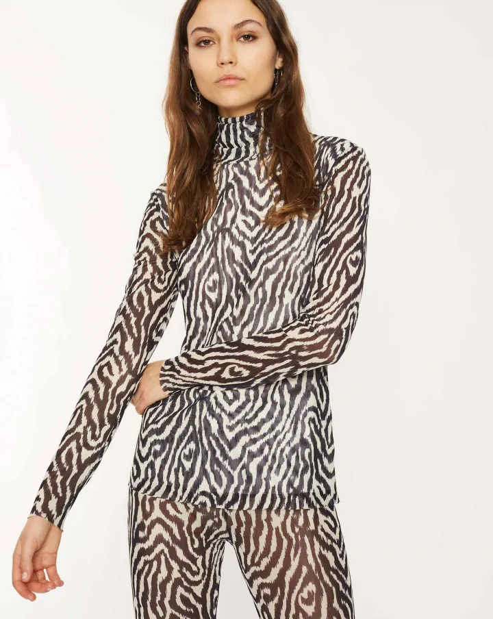 Maglia Donna TILIA see-through stampata
