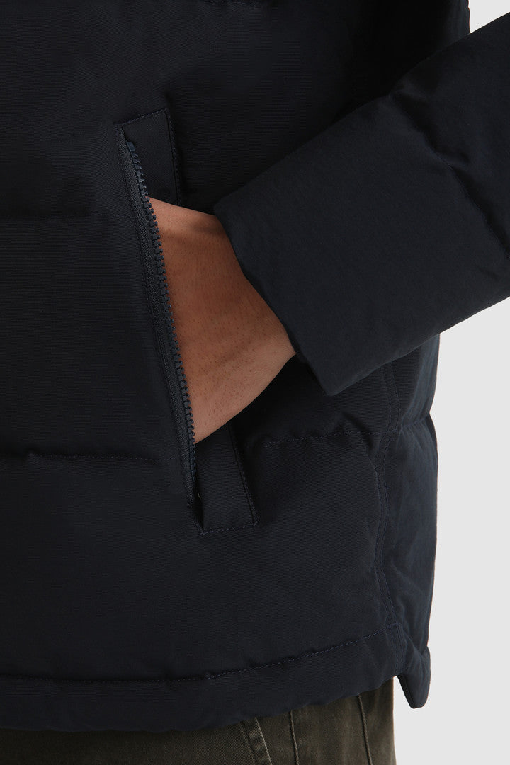 Giubbotto Uomo in cotone organico e nylon riciclato