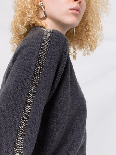 Maglione Donna con righe laterali