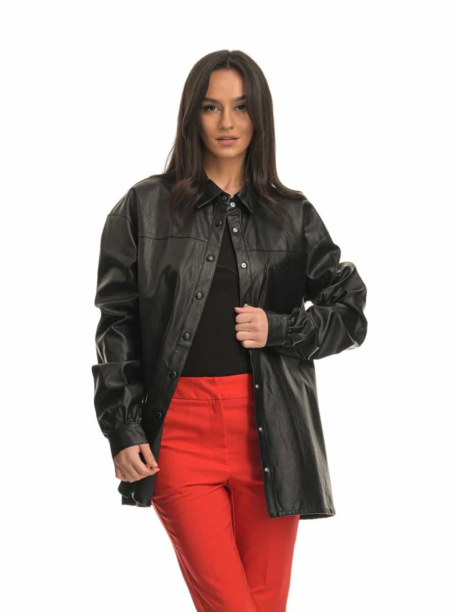 Camicia Donna in eco pelle