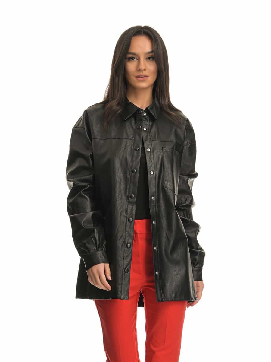 Camicia Donna in eco pelle