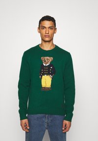 Maglione Uomo in lana con disegno cucito