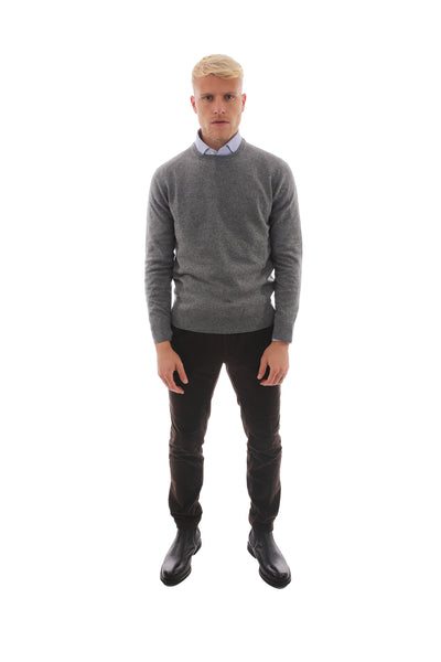 Maglione Uomo con orli a costine