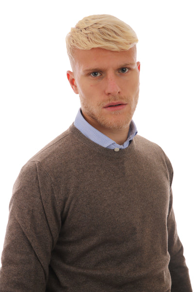 Maglione Uomo con orli a costine