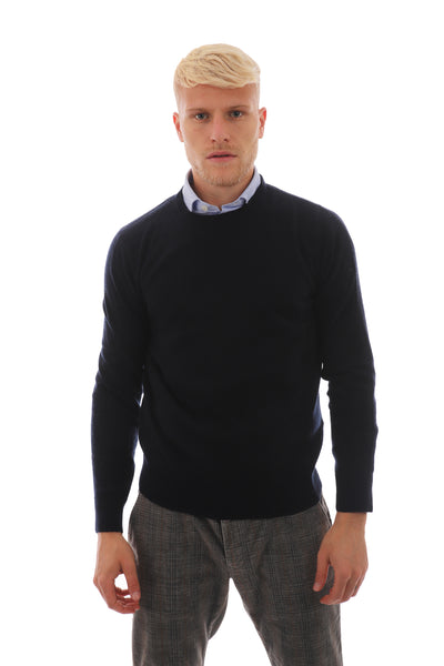 Maglione Uomo con orli a costine