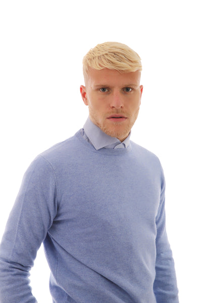 Maglione Uomo con orli a costine