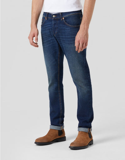 Men's jeans in comfort denim