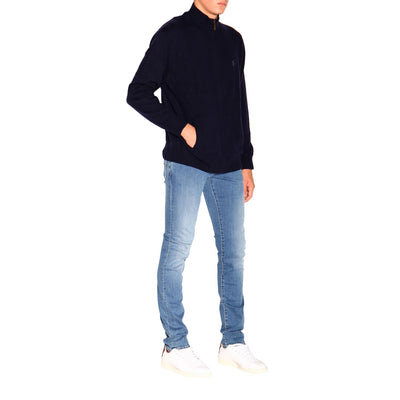 Cardigan Uomo in lana con zip