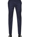 Men's trousers in double dyed pigment fabric