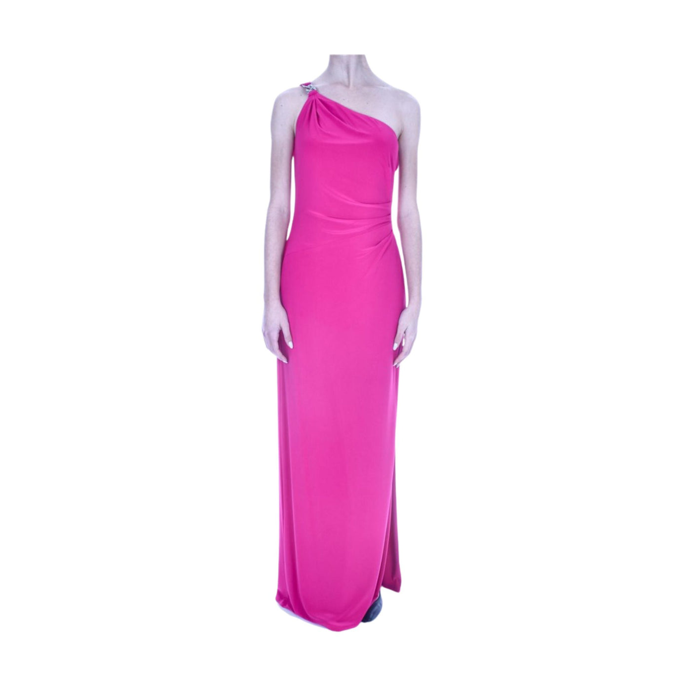 Women's one-shoulder fitted dress