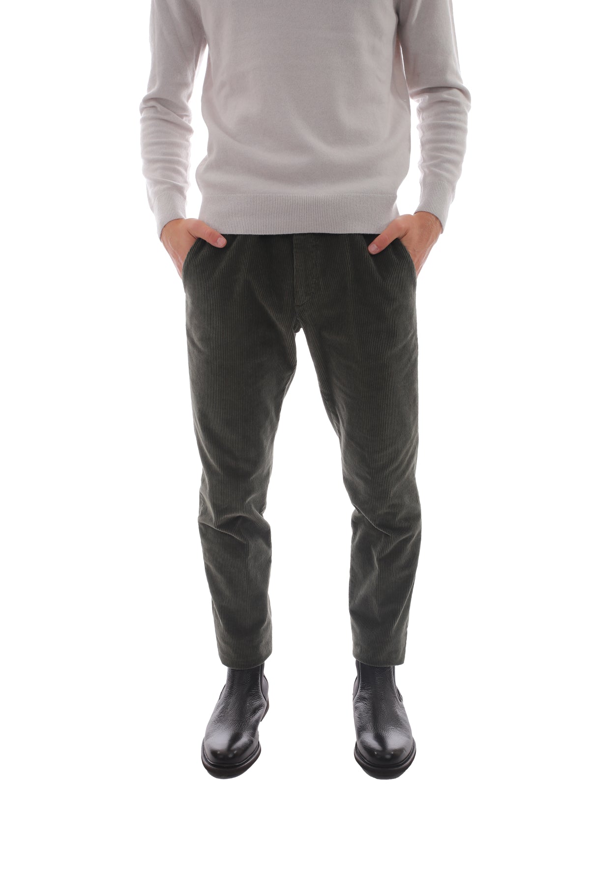 Pantaloni Uomo in velluto a coste