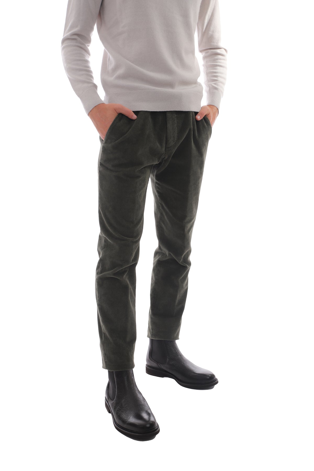 Pantaloni Uomo in velluto a coste