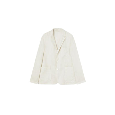Regular-fit men's blazer in pure linen