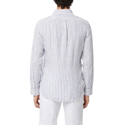 Camicia uomo bianca Polo Ralph Lauren su modello vista retro