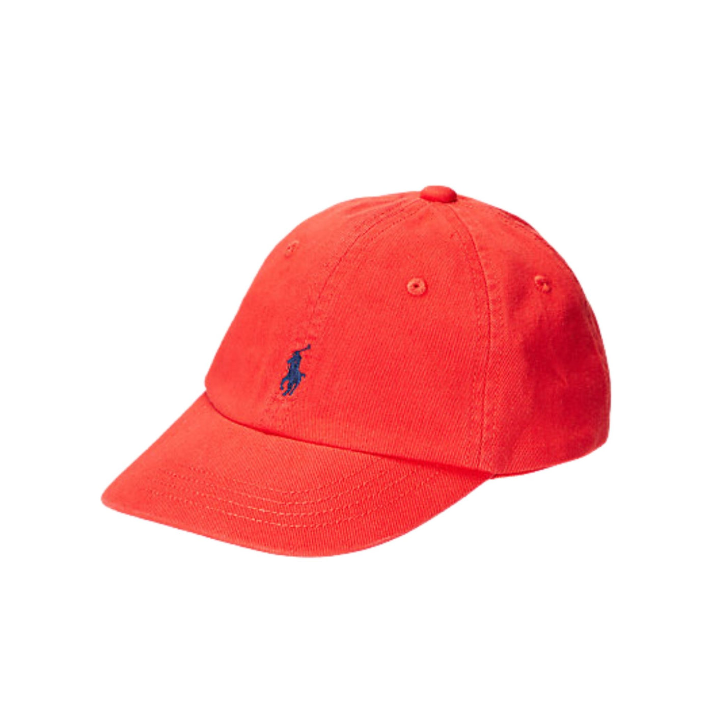 Cappello bambino rosso firmato Polo Ralph Lauren vista frontale