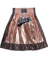 Girl's skirt with basketball detail in mesh fabric