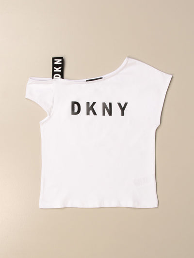 Girl's T-shirt with logoed strap