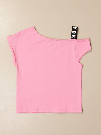 T-shirt Bambina con bretella logata