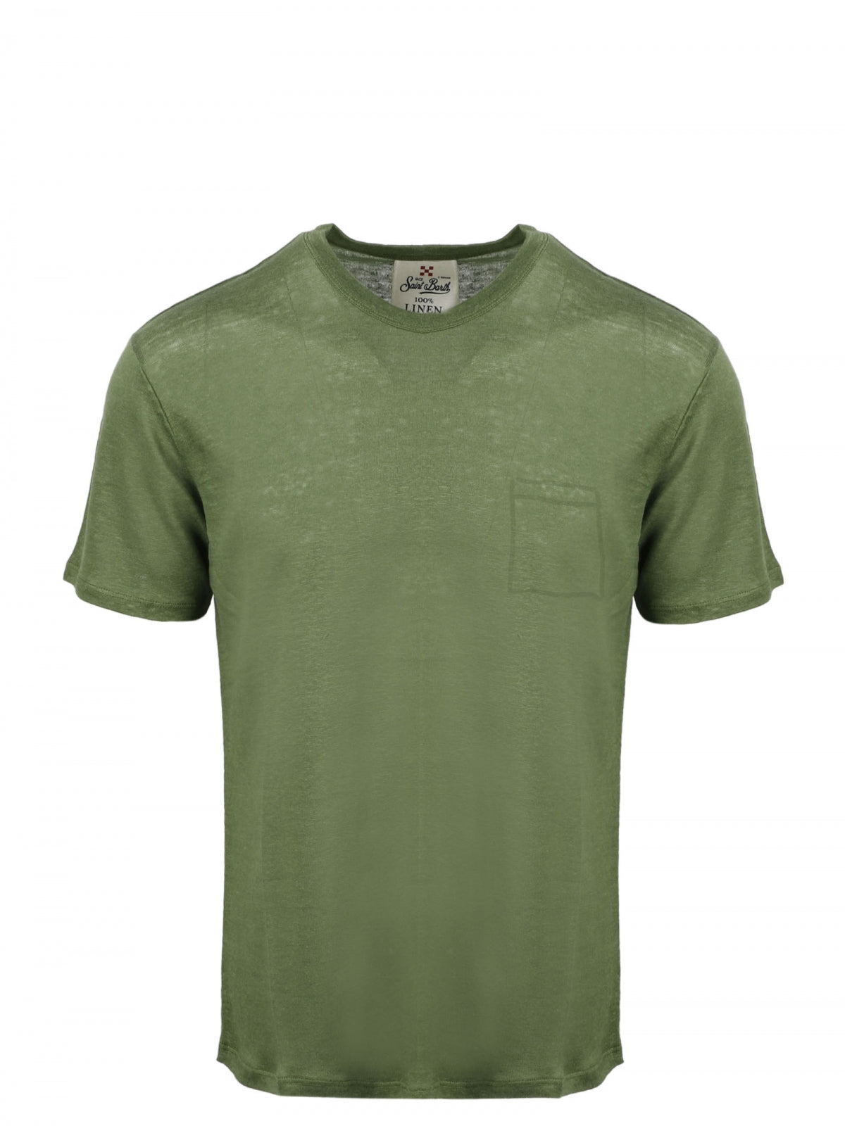Men's regular fit linen T-shirt