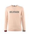 Men's sweater with lettering logo on the chest