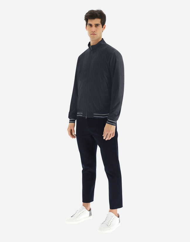 Giubbotto Uomo stile bomber in microfibra leggera