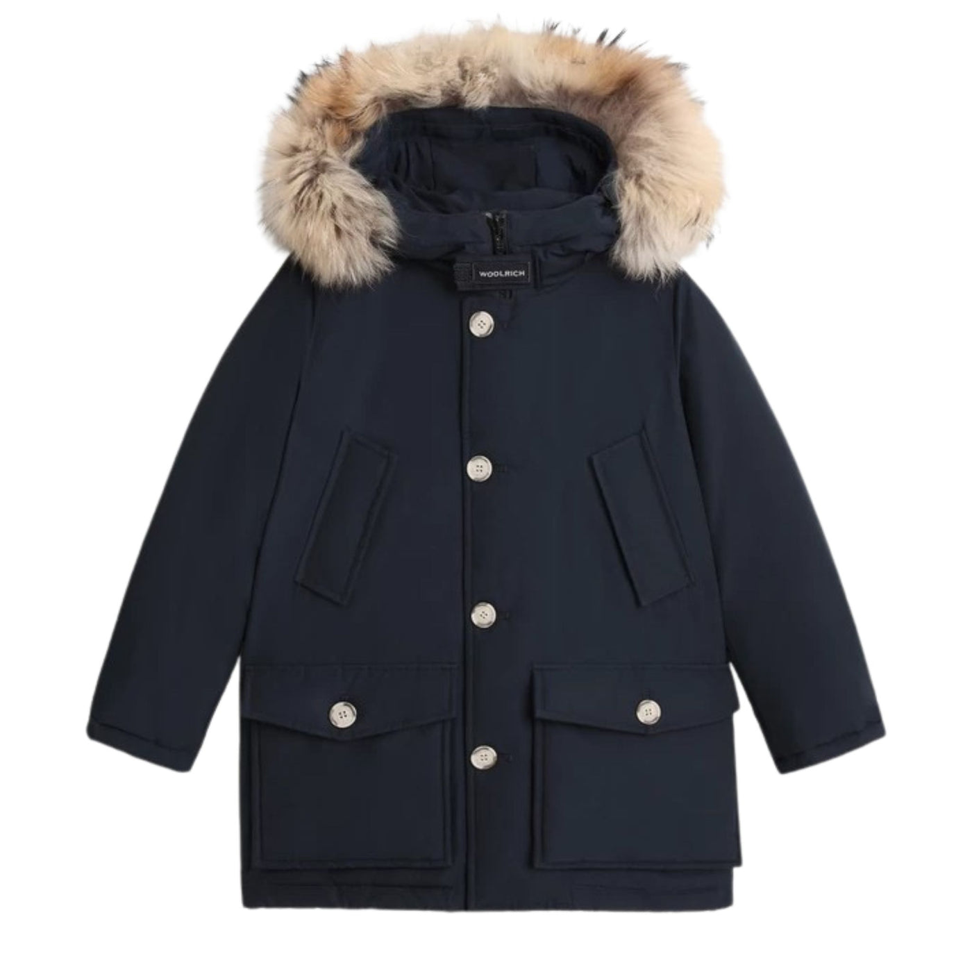 Children's jacket with removable fur