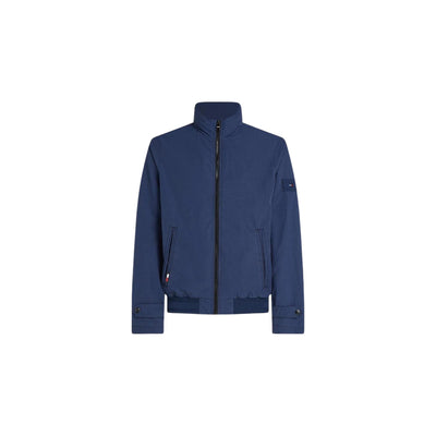 Men's jacket in solid color with collar