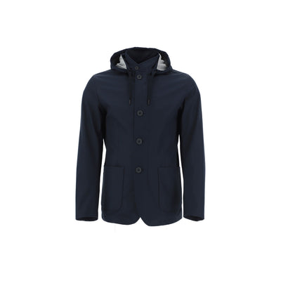Giubbotto uomo blu Herno vista frontale