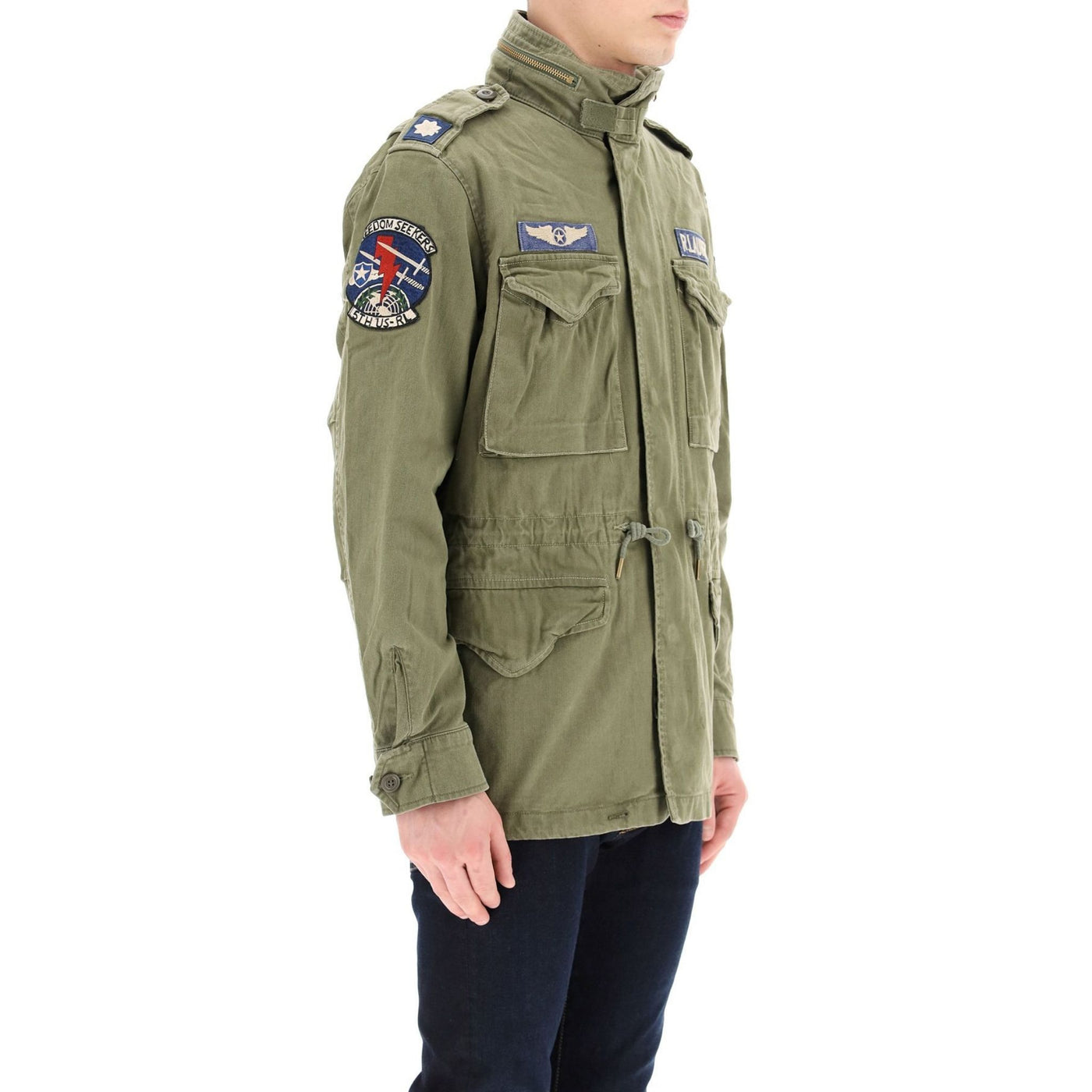 Giubbotto uomo Polo Ralph Lauren su modello vista frontale