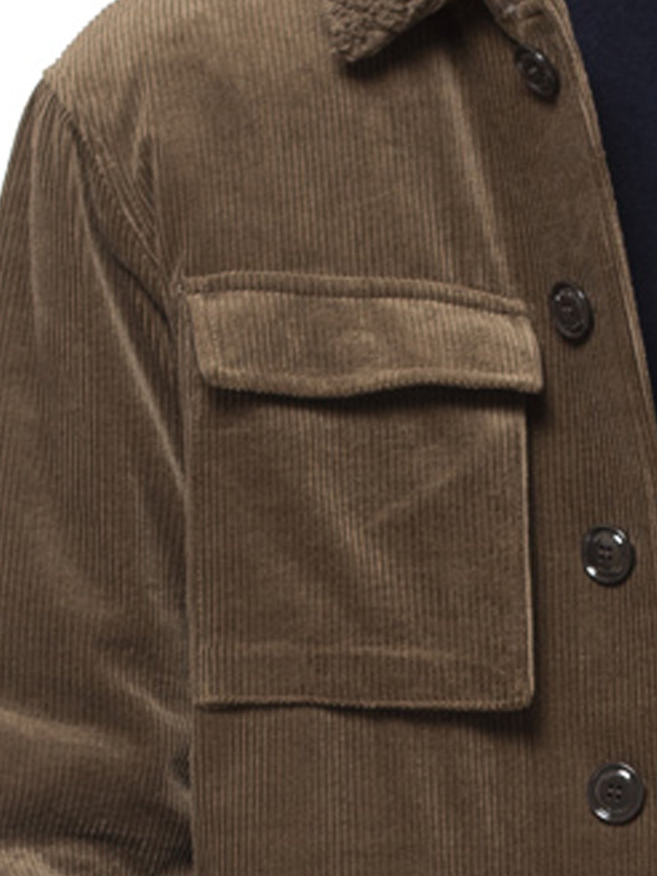 Men's military velvet jacket