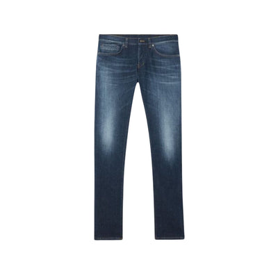 Men's jeans with faded effect on the front