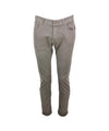 Gray men's 5 pocket cotton jeans