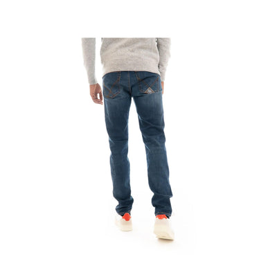 Jeans Uomo regular lavaggio medio