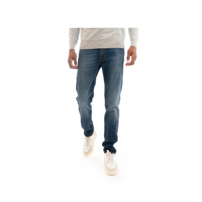 Jeans Uomo regular lavaggio medio