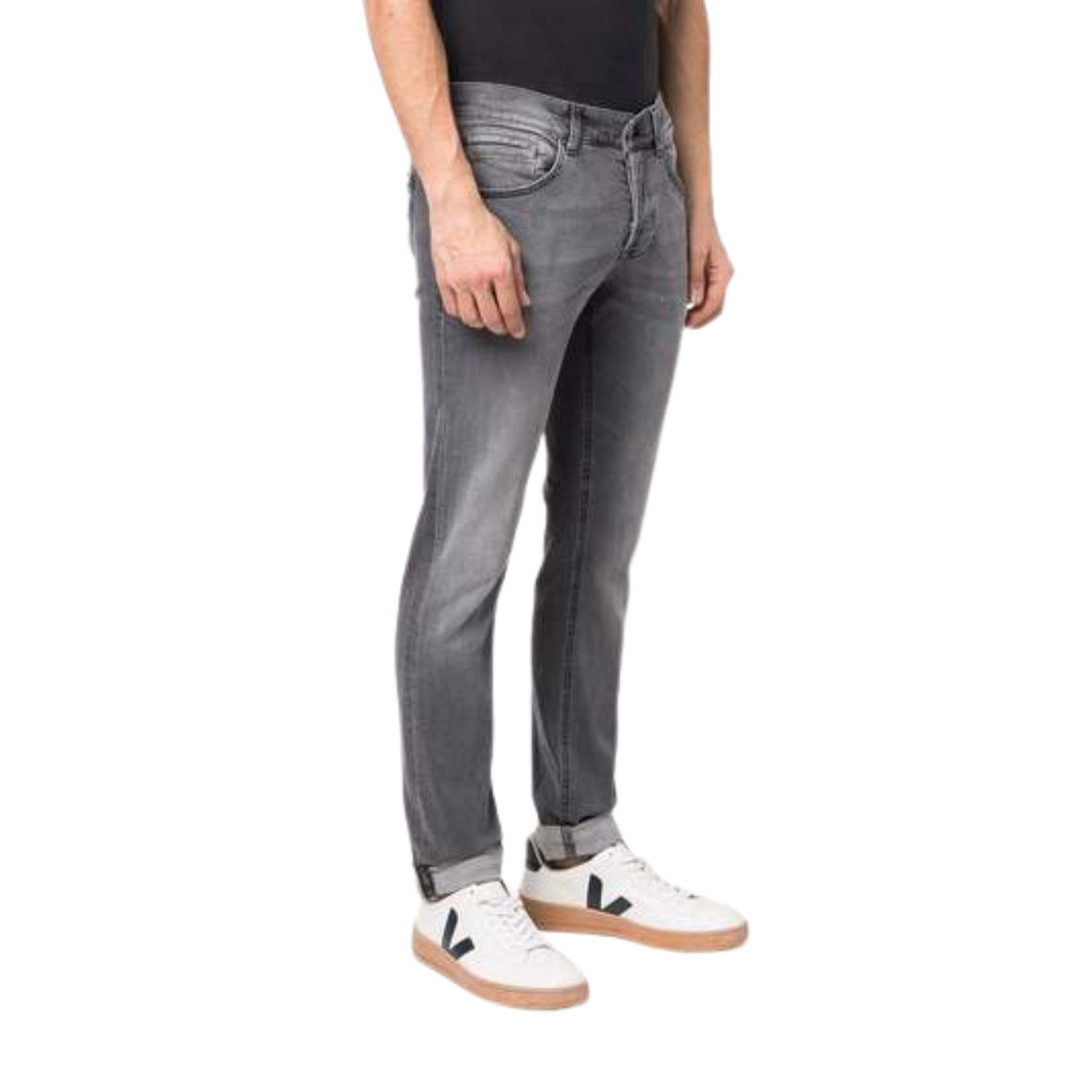 Jeans uomo Dondup su modello vista laterale