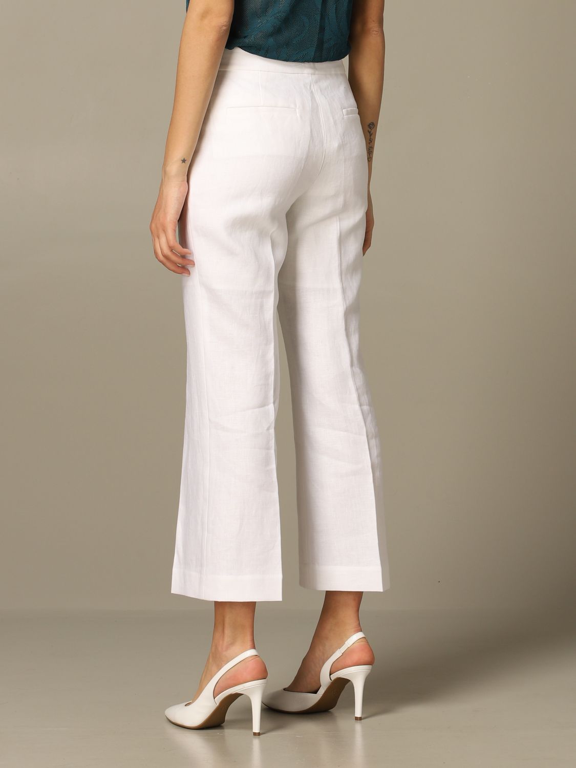 Women's linen trousers