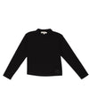 Maglia da bambina nera firmata Twinset vista frontale