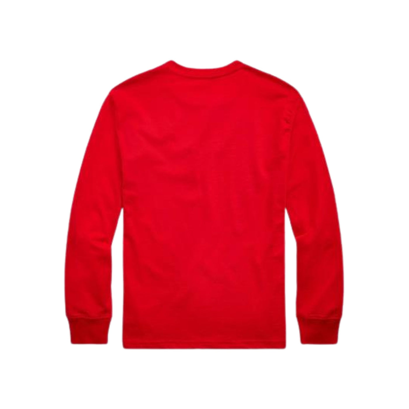 Maglietta bambino rossa firmata Polo Ralph Lauren vista retro