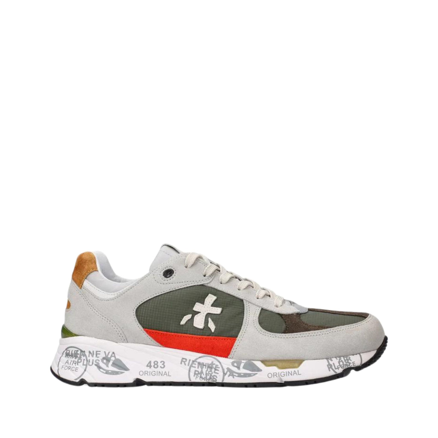 Scarpe Uomo in Pelle Scamosciata e Tela