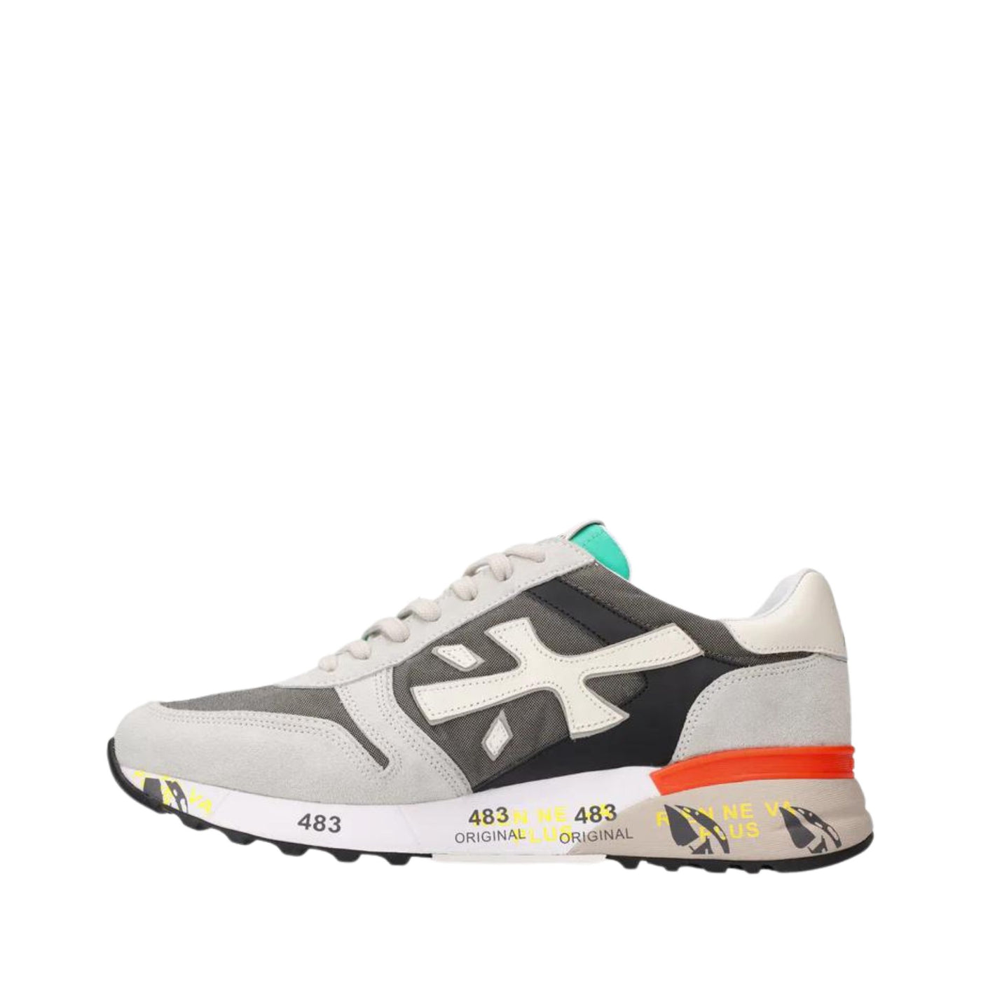 Scarpe Uomo in Pelle Scamosciata e Tela