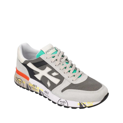 Scarpe Uomo in Pelle Scamosciata e Tela