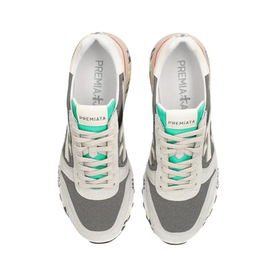 Scarpe Uomo in Pelle Scamosciata e Tela