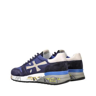 Scarpe Uomo in Pelle Scamosciata e Tela