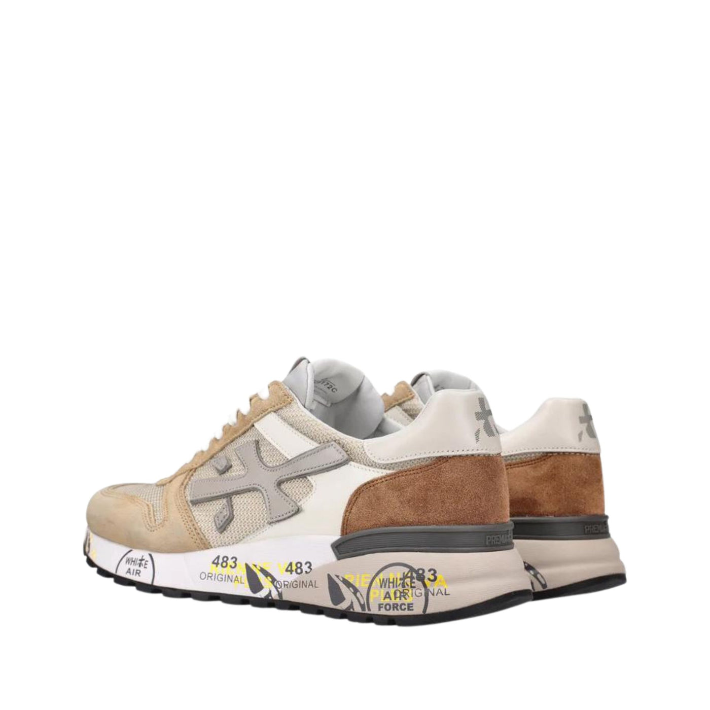 Scarpe Uomo in Pelle Scamosciata e Tela
