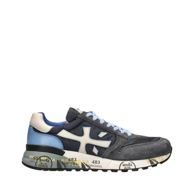 Scarpe Uomo in Pelle Scamosciata e Tela
