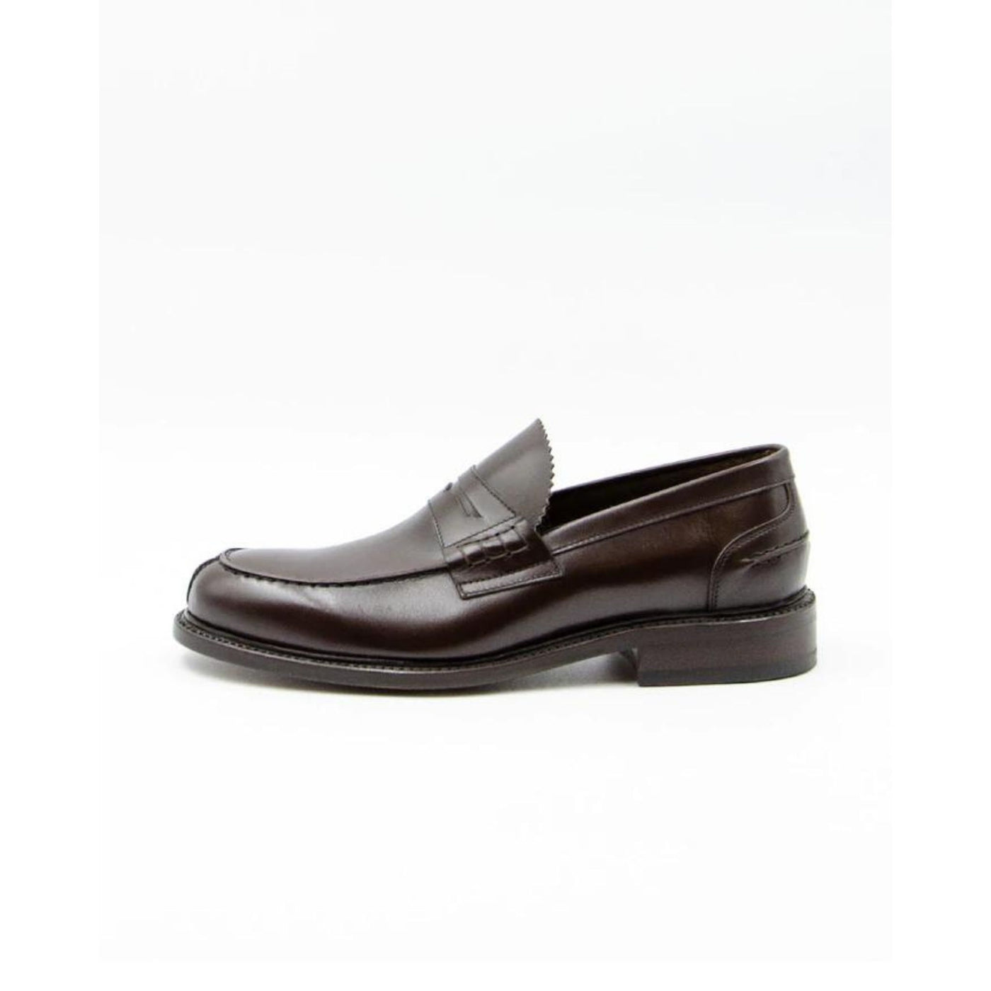 Mocassino da uomo marrone firmato Berwick 1707 vista laterale